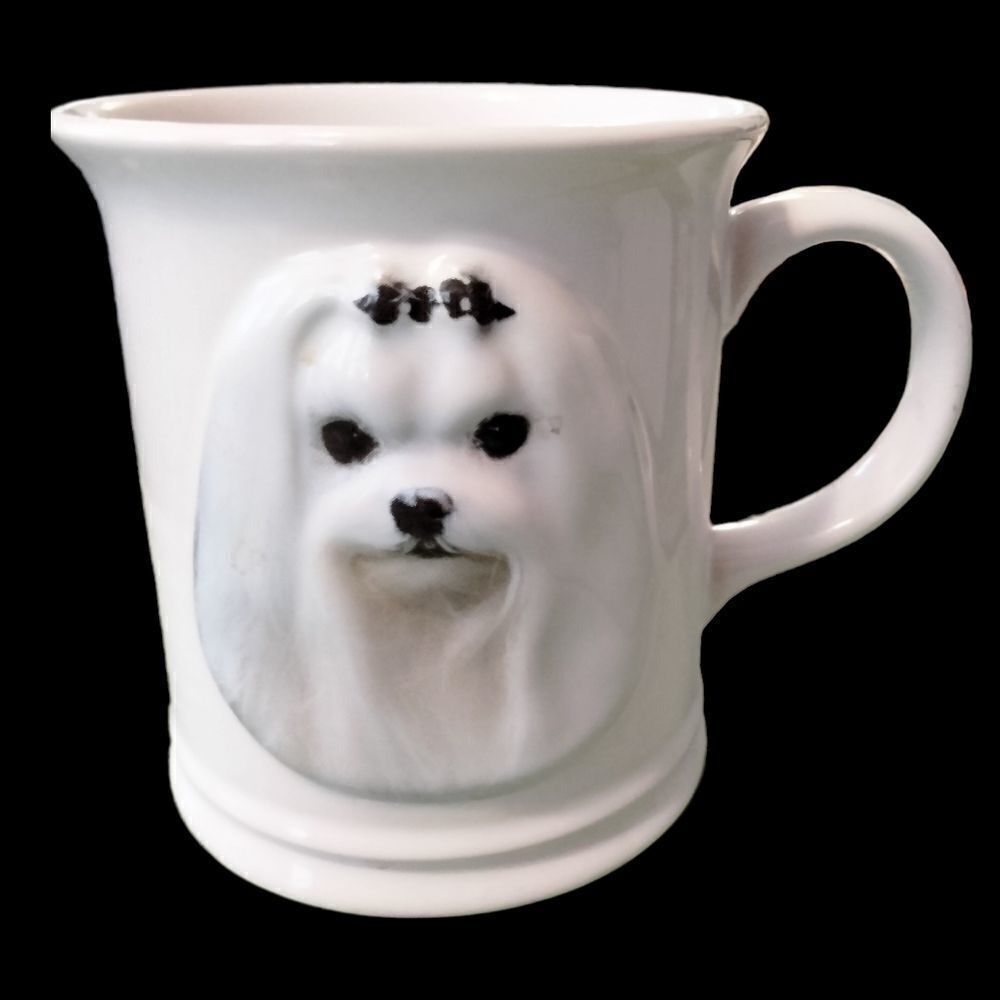 Xpres Best Friend Originals Maltese 3D Coffee Cup / Mug White